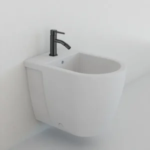 Grifo monomando para bidé SIRIO TITANIO - Imagen 2