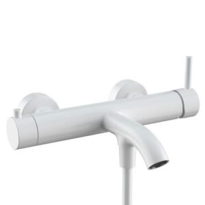Grifo monomando para bañera SIRIO blanco - Imagen 1
