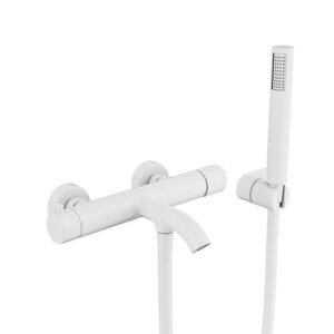 Grifo monomando para bañera HELIOS Blanco - Imagen 1