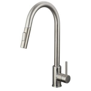 Grifo de cocina EXTRAIBLE ROUND ACERO - Imagen 1