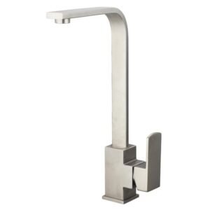 Grifo de cocina cuadrado QUADRA acero - Imagen 1