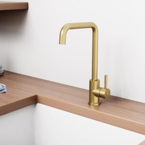 Grifo de cocina oro cepillado PVD NOAH - Imagen 2