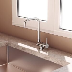 Grifo de cocina abatible ALEXIA CROMO - Imagen 2