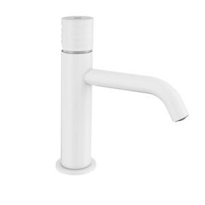 Grifo monomando para lavabo HELIOS Blanco - Imagen 1