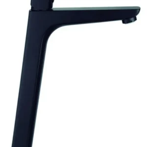Grifo monomando lavabo caño alto MARRIOT negro mate - Imagen 1