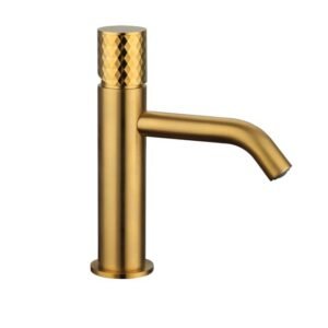 Grifo monomando para lavabo HELIOS Oro - Imagen 1