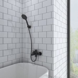 Grifo para bañera monomando DIOR negro mate - Imagen 2