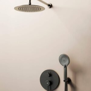 Grifería para ducha empotrada SIRIO TITANIO - Imagen 2