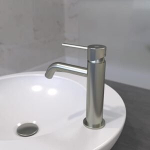 Grifo monomando para lavabo SIRIO NÍQUEL - Imagen 2