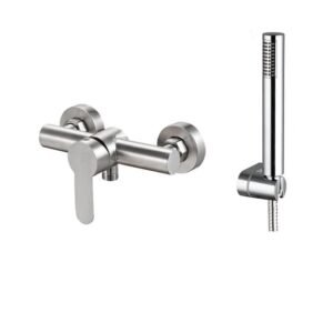 Grifo monomando para ducha IONY Acero - Imagen 1