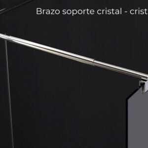 Mampara cristal fijo + abatible SCREEN MOVING - Imagen 4