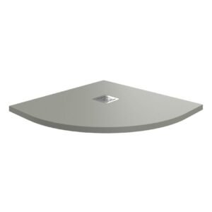 Plato de ducha semicircular carga mineral Alexia - Imagen 11