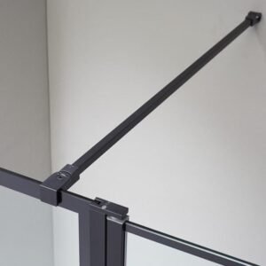Mampara cristal fijo SCREEN XXL BLACK CHESS - Imagen 2